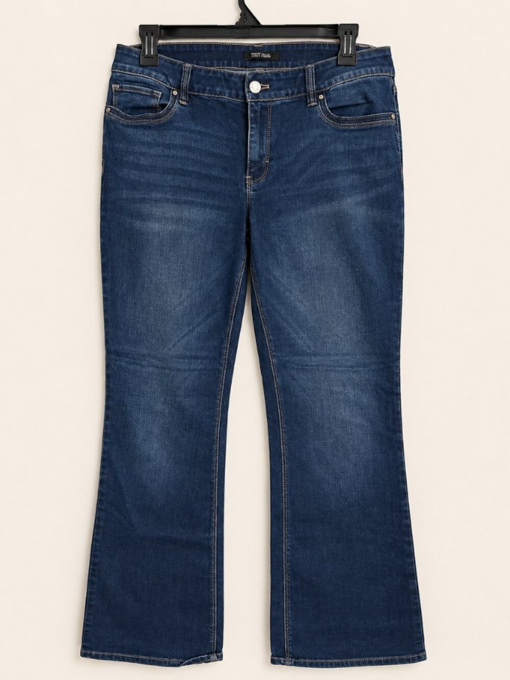 White House Black Market Dark Wash Bootcut Jeans 10 Short